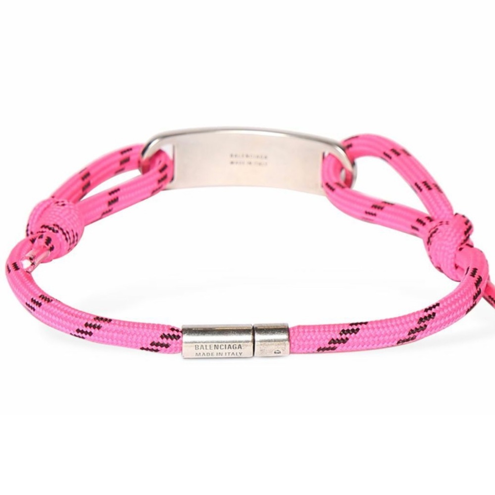 Balenciaga Plated Shoelace Choker Necklace - Picture 3 of 3